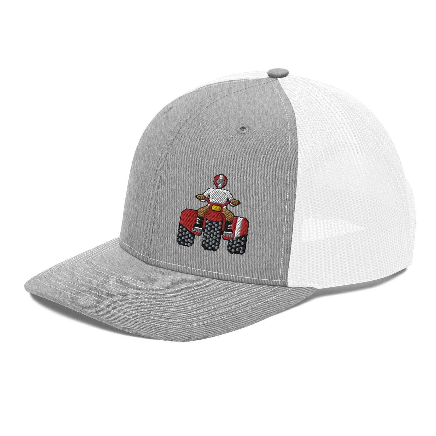 Red Retro Threewheeler Richardson 112 Trucker hat