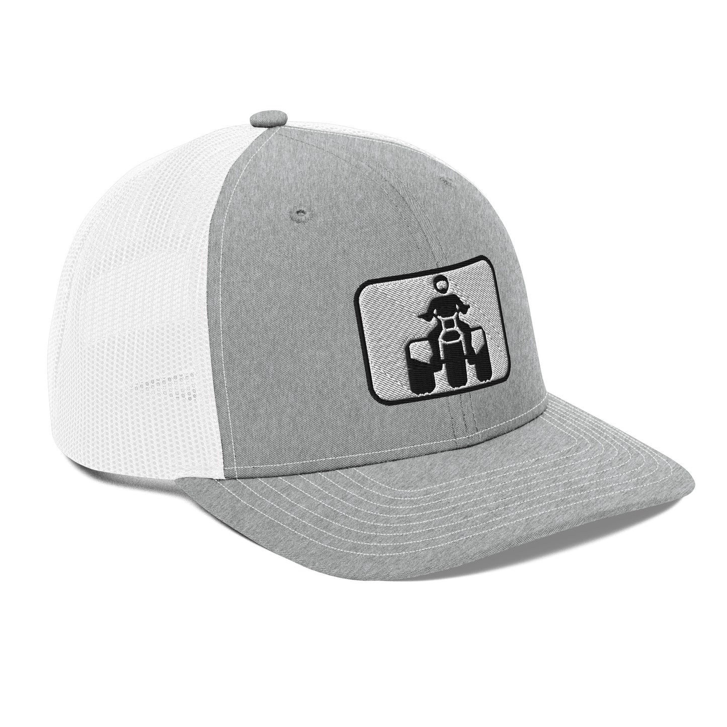 Black and White Threewheeler Richardson 112 Trucker Cap