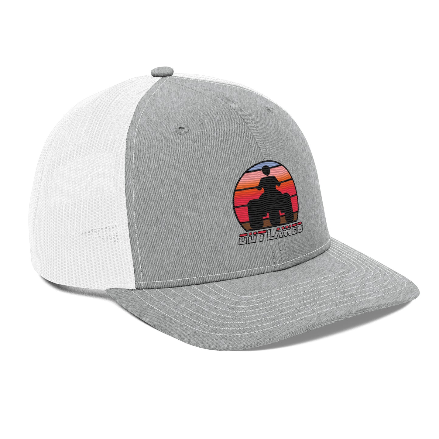 Retro Sunset Threewheeler Richardson 112 Hat