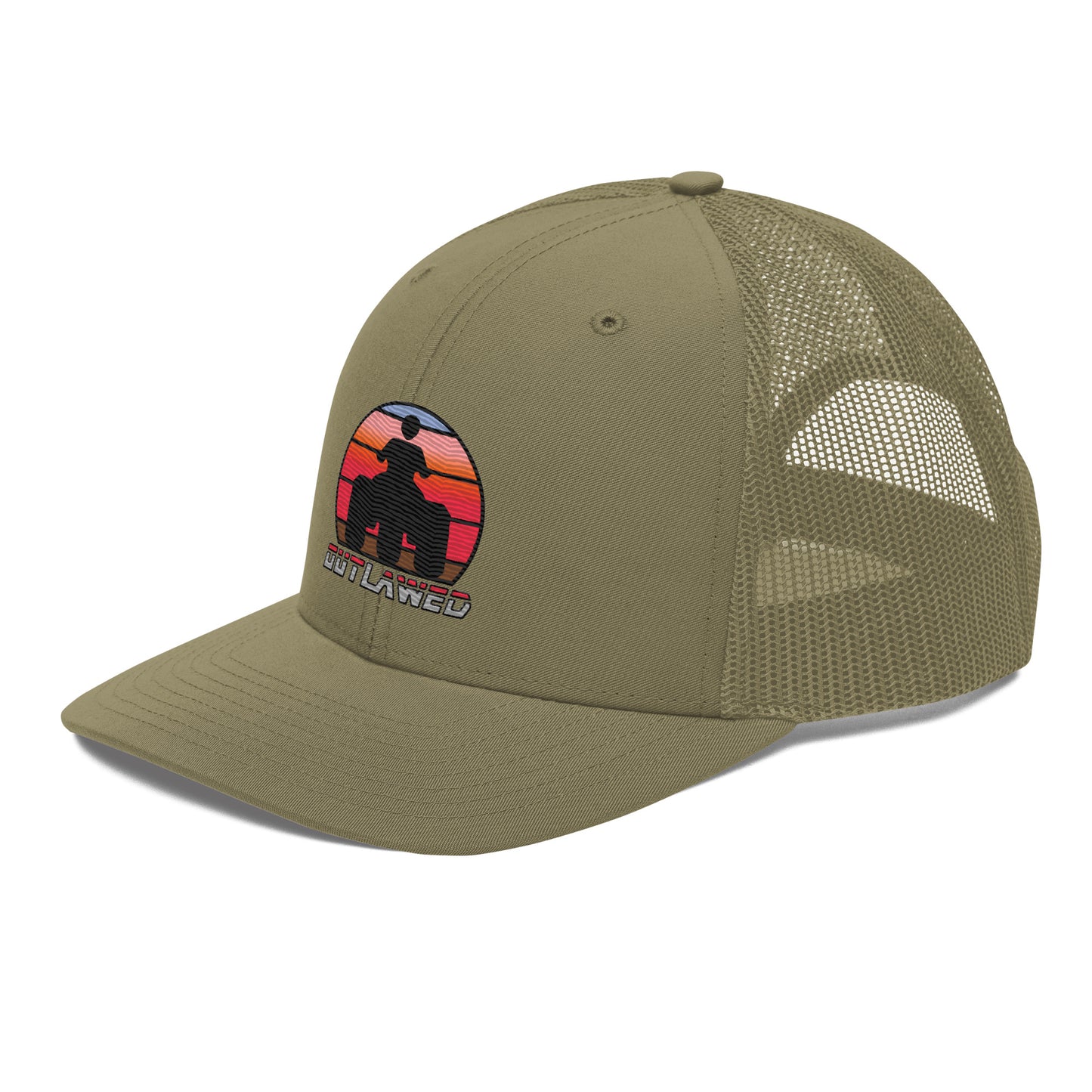 Retro Sunset Threewheeler Richardson 112 Hat