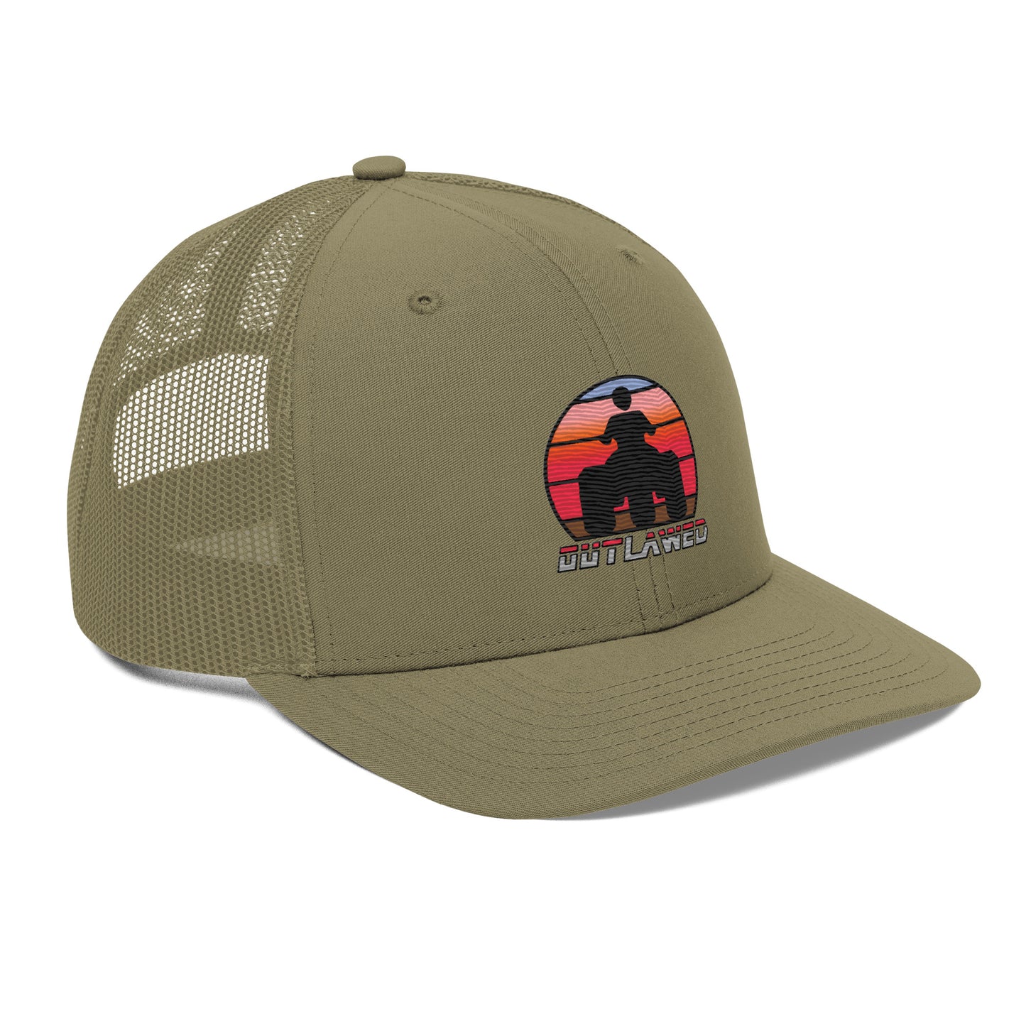 Retro Sunset Threewheeler Richardson 112 Hat