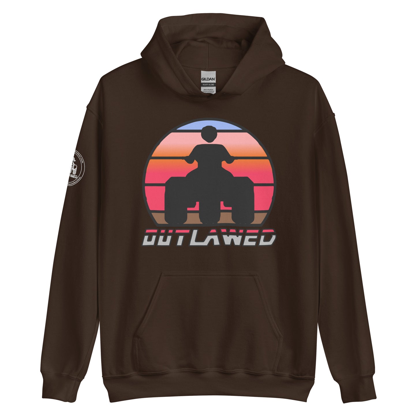 Retro Threewheeler Sunset Hoodie