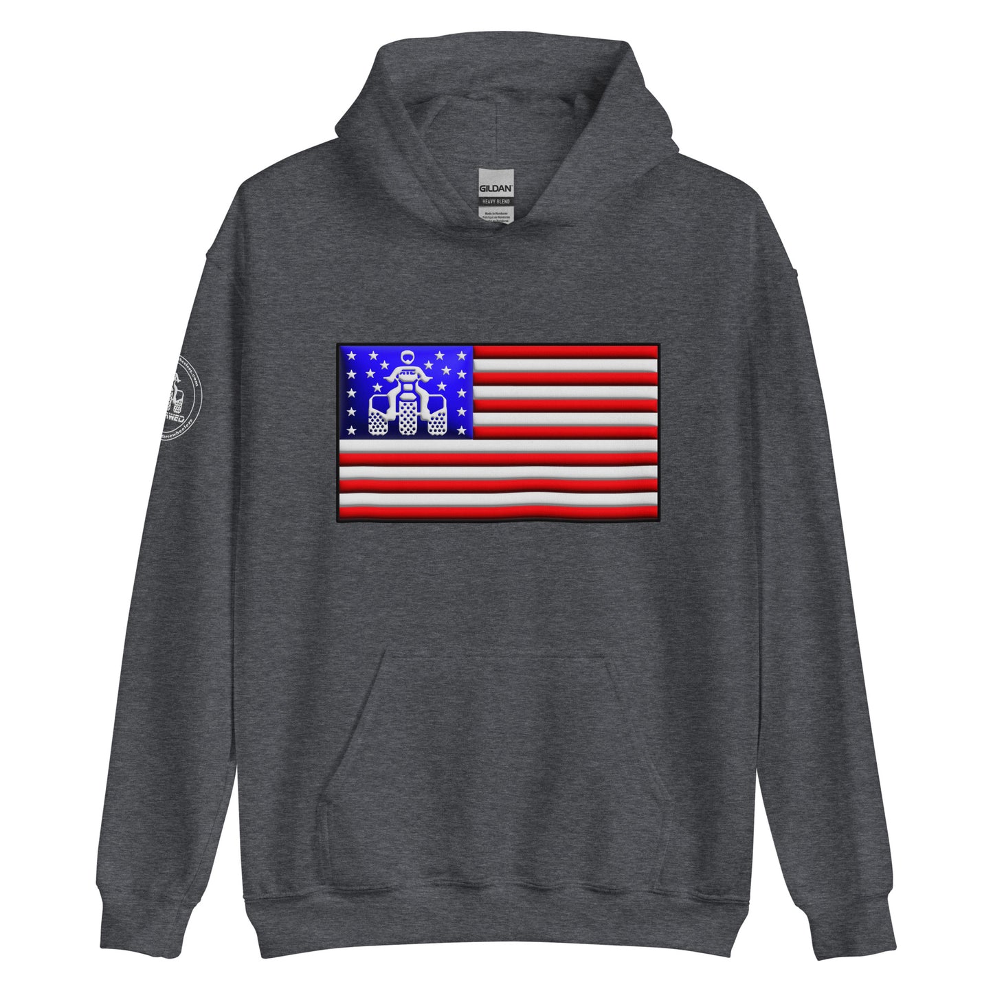 Threewheeler Flag Gildan Hoodie