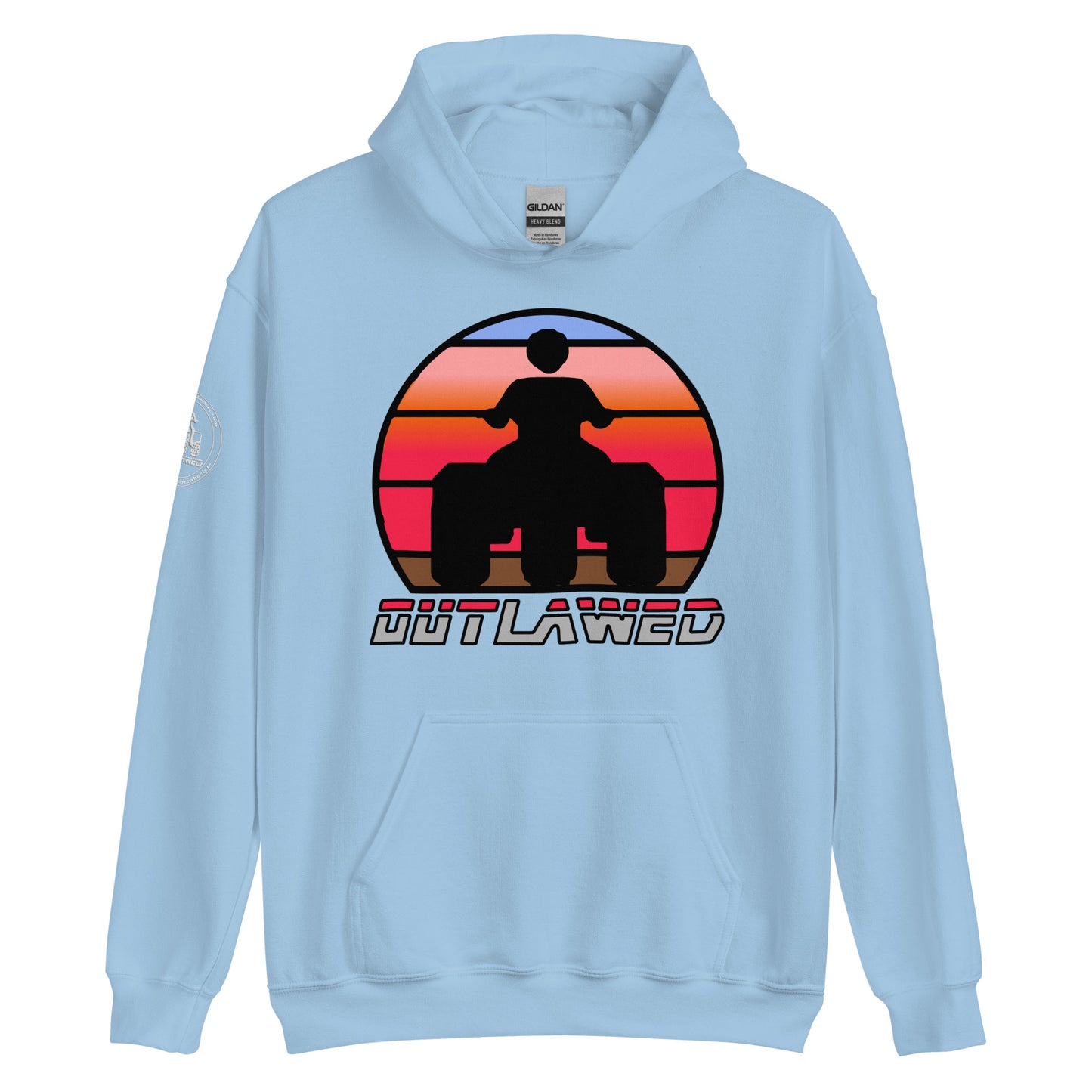 Retro Threewheeler Sunset Hoodie