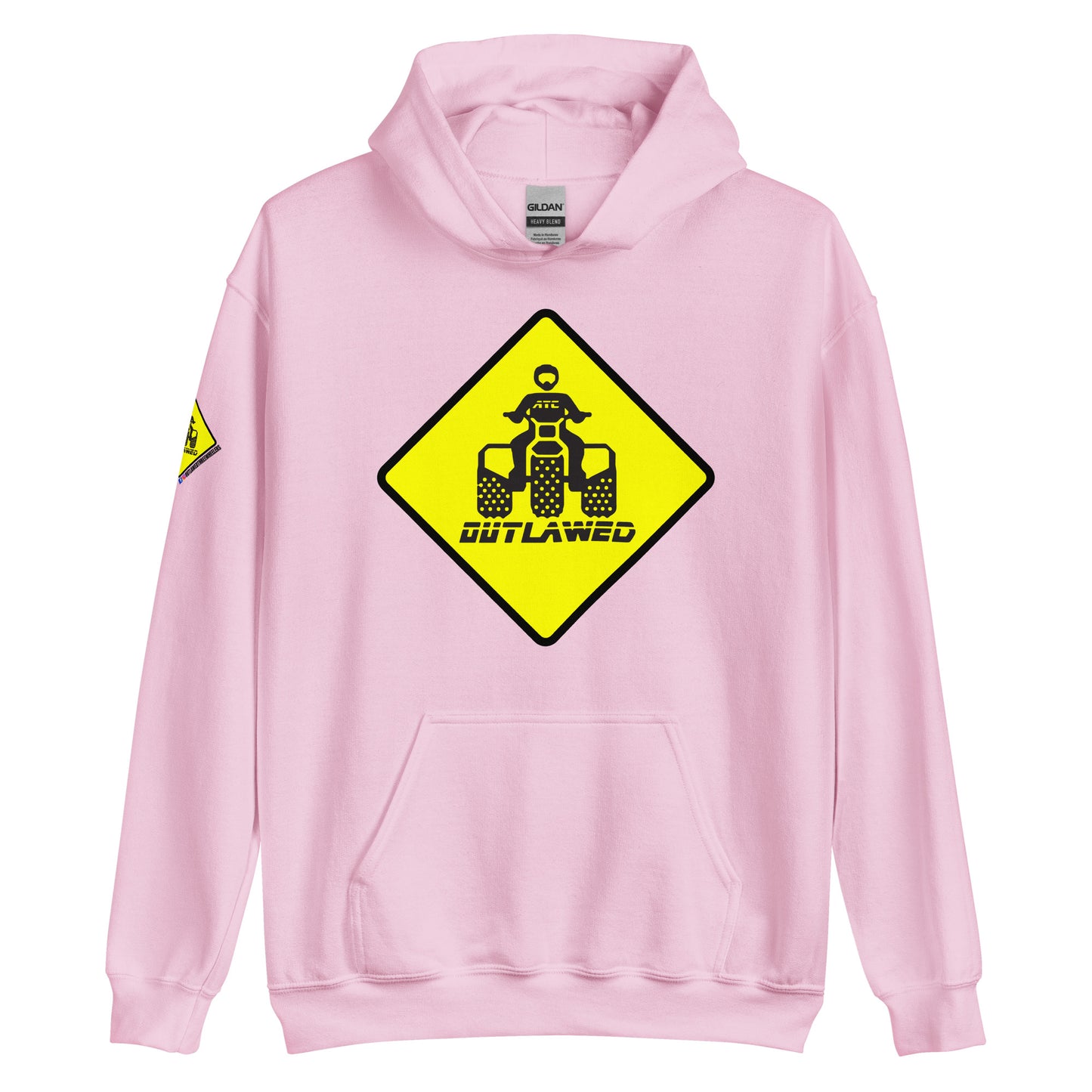 Threewheeler Street Sign Gildan Hoodie