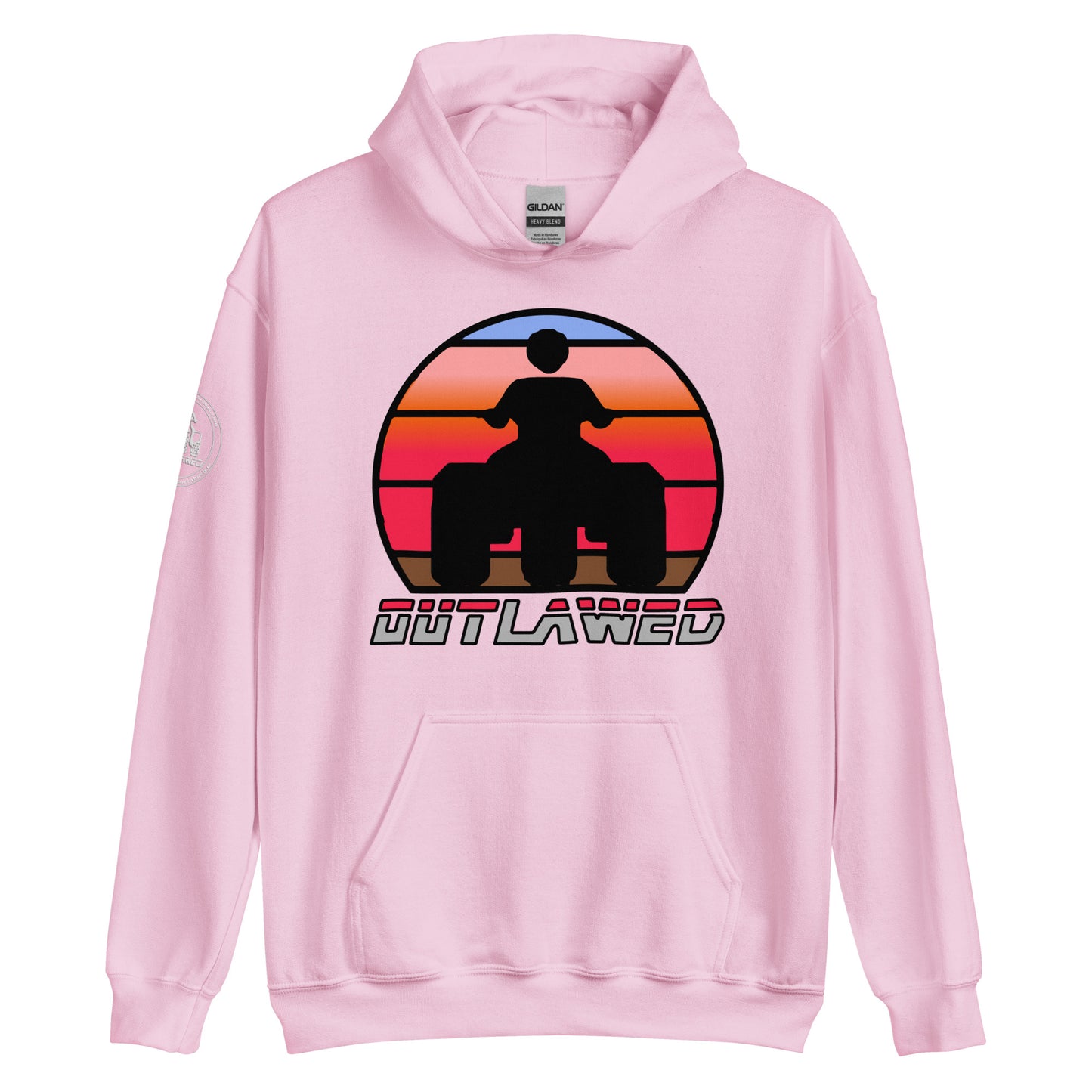 Retro Threewheeler Sunset Hoodie