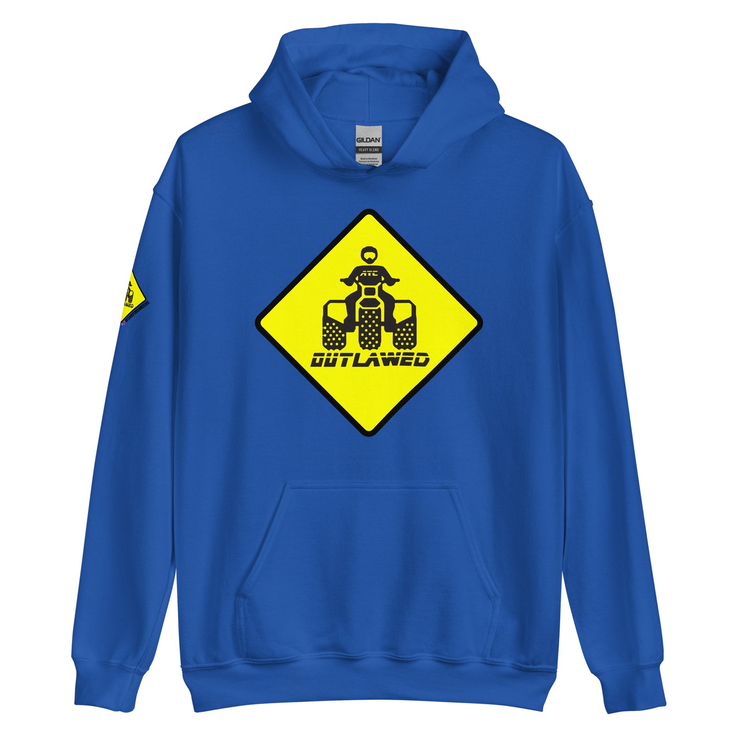 Threewheeler Street Sign Gildan Hoodie