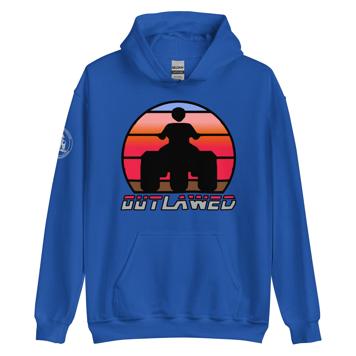 Retro Threewheeler Sunset Hoodie