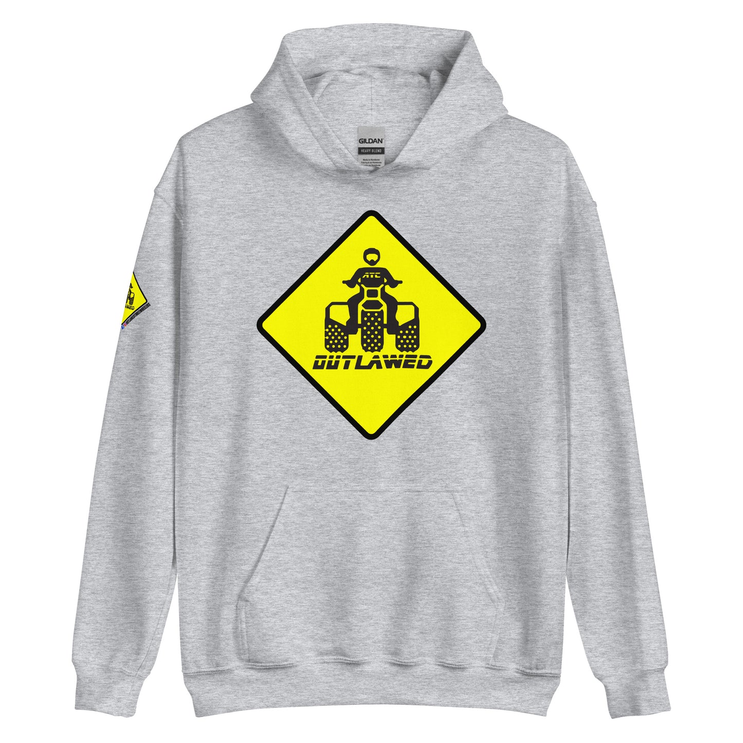 Threewheeler Street Sign Gildan Hoodie