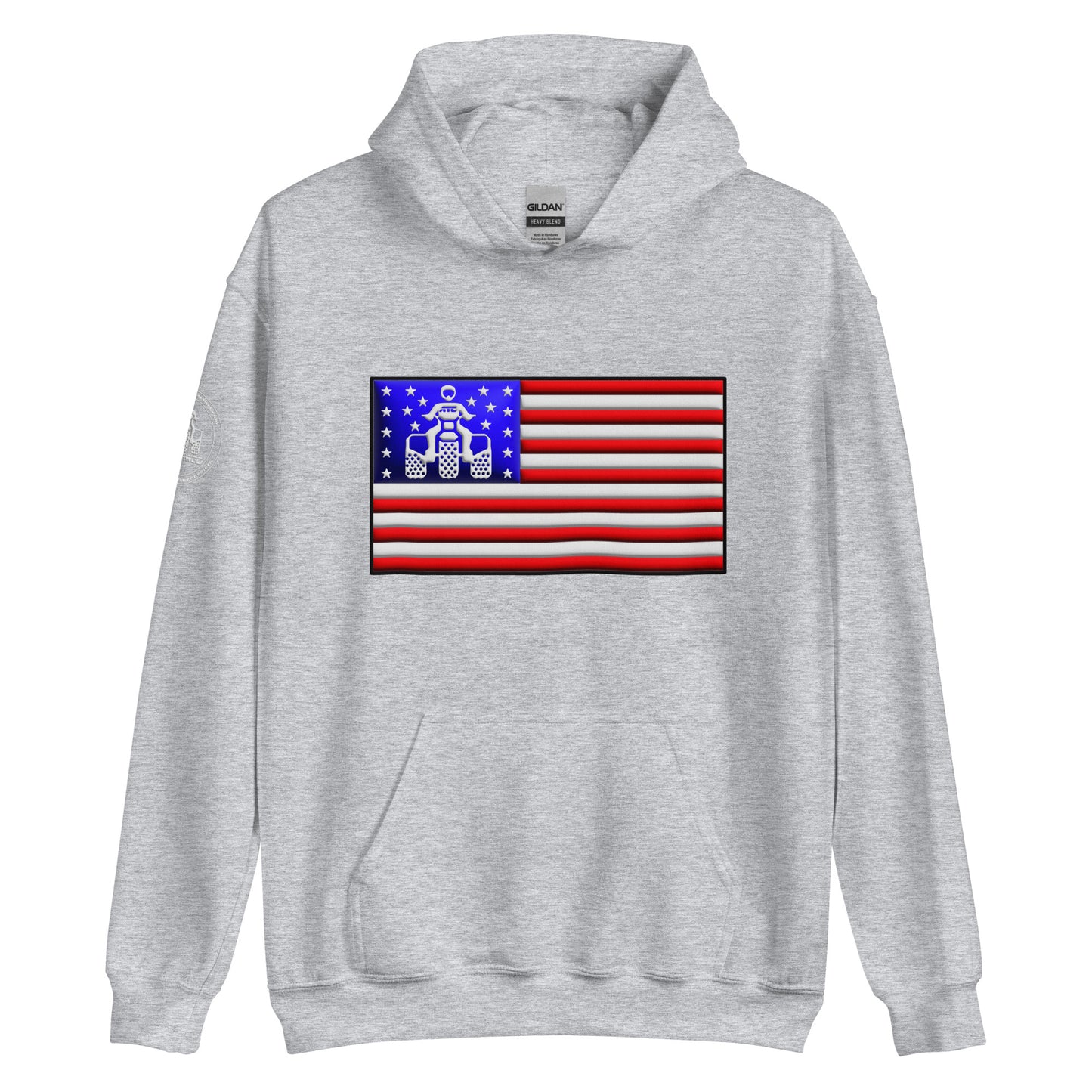 Threewheeler Flag Gildan Hoodie