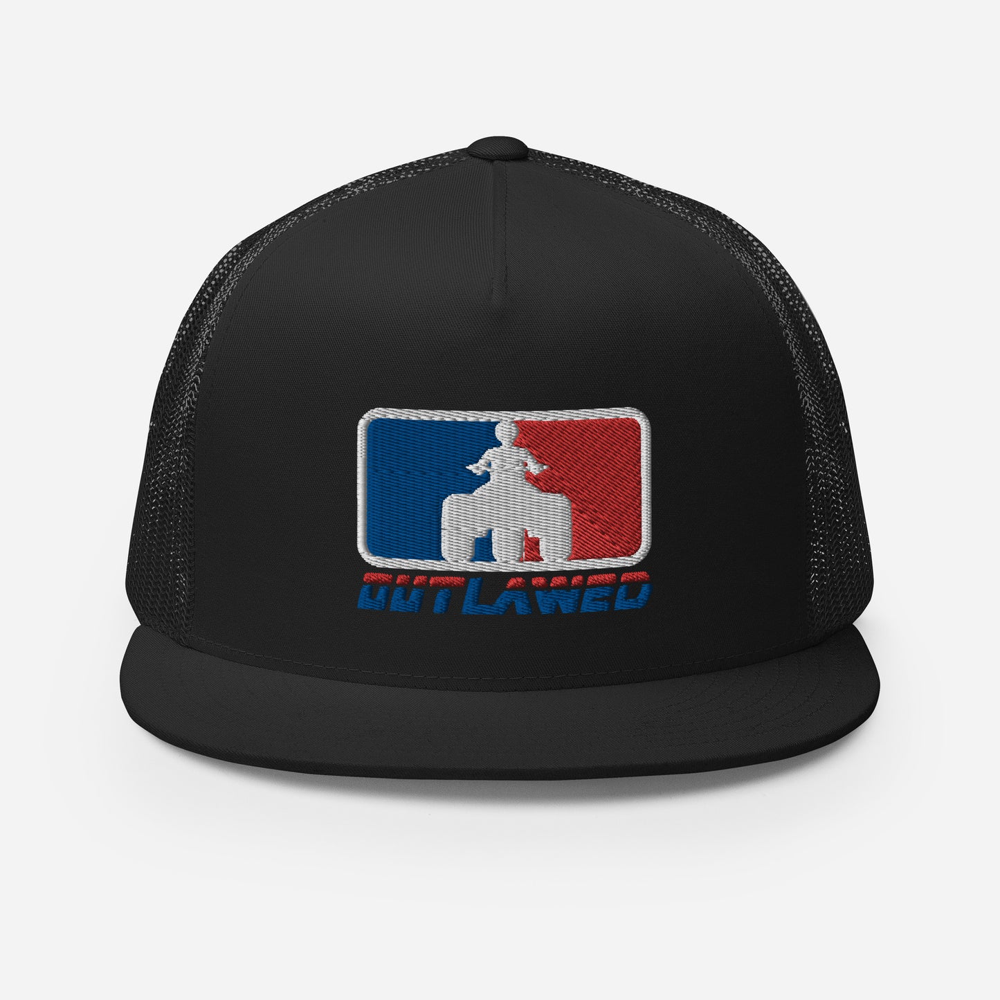 Pro League Threewheeler Flat Bill Trucker Cap