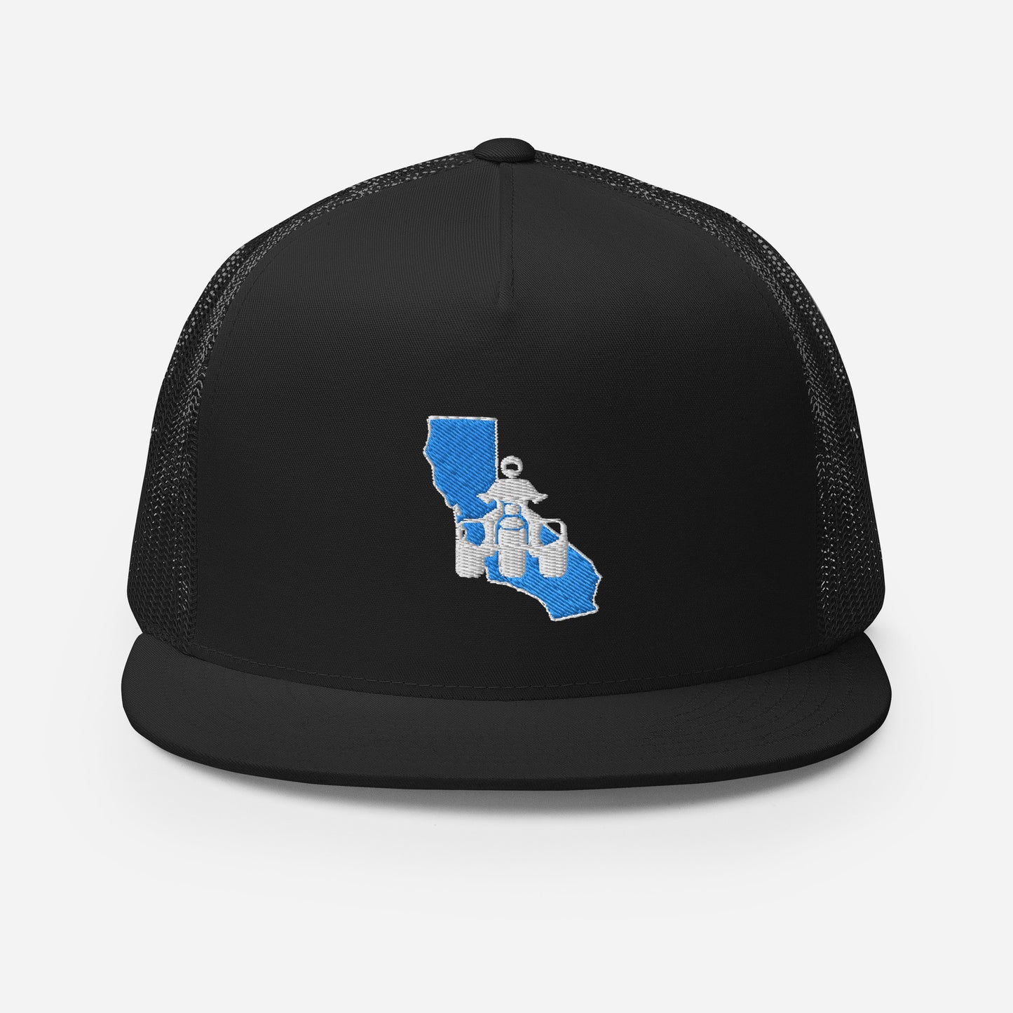 California Threewheweler Flat Bill Trucker Cap