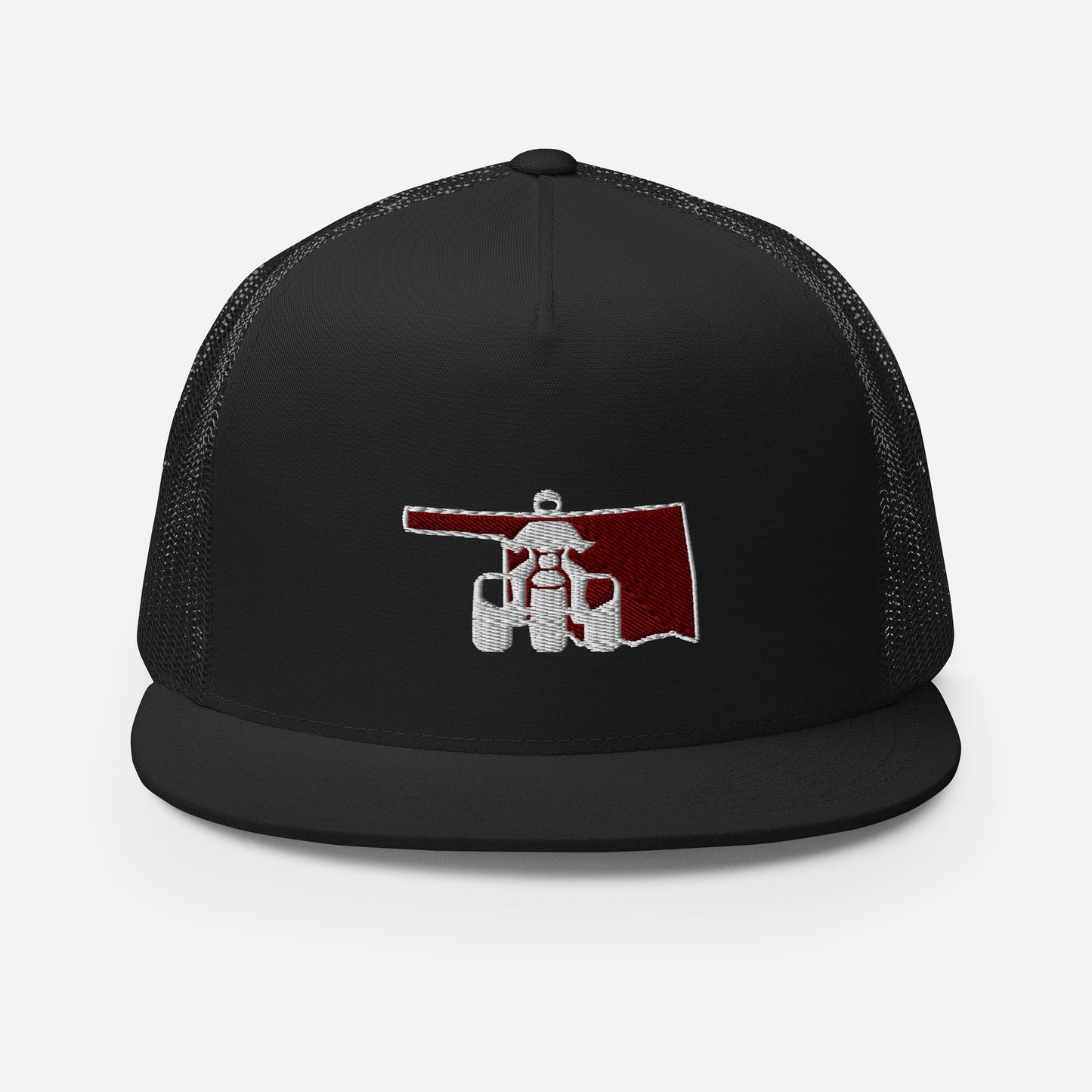 Oklahoma Threewheeler Flat Bill Trucker Cap