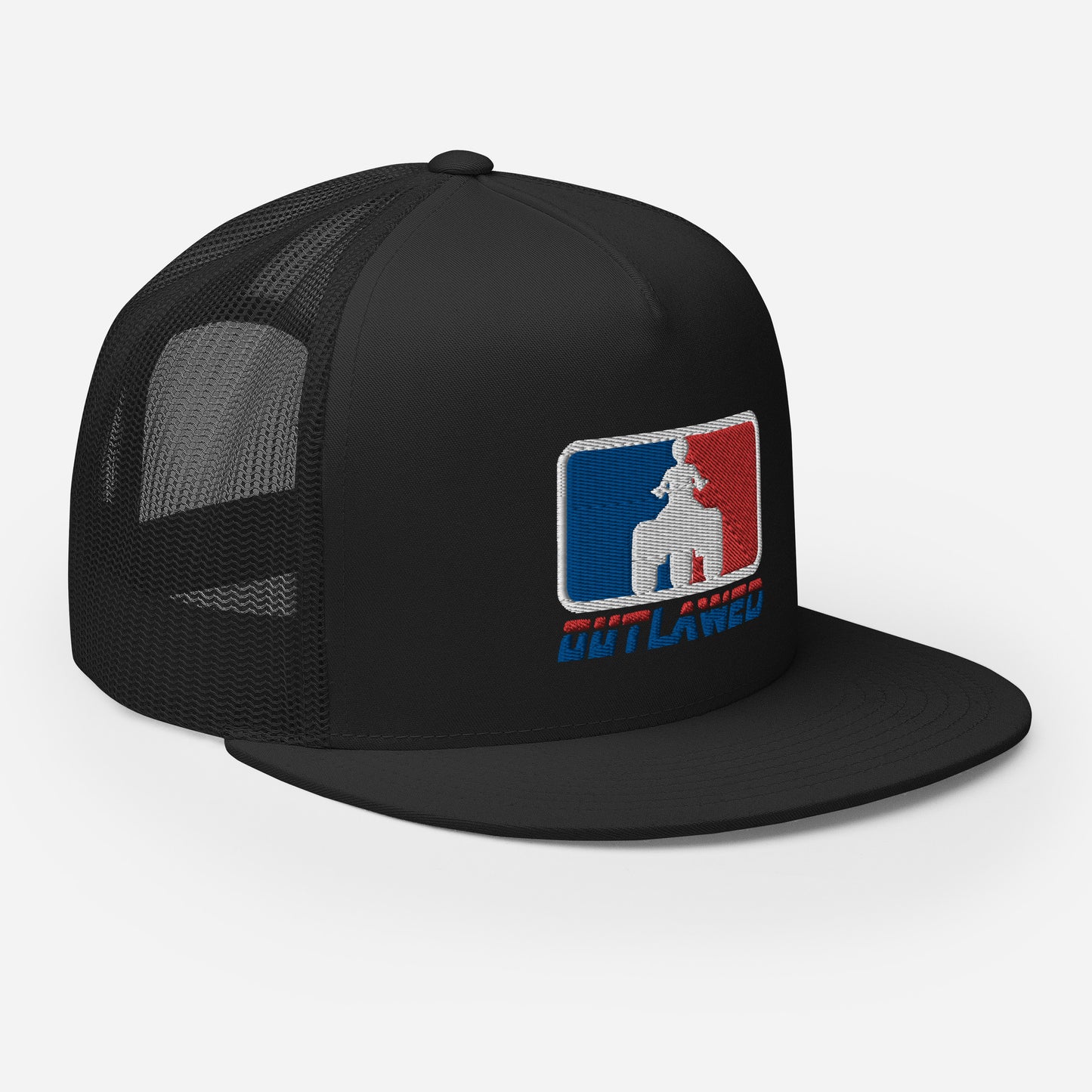 Pro League Threewheeler Flat Bill Trucker Cap