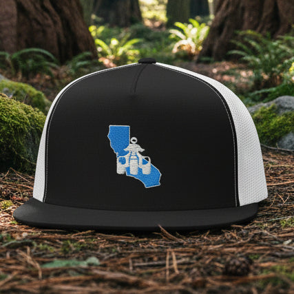 ATC California Three Wheeler Flat Bill Trucker Cap