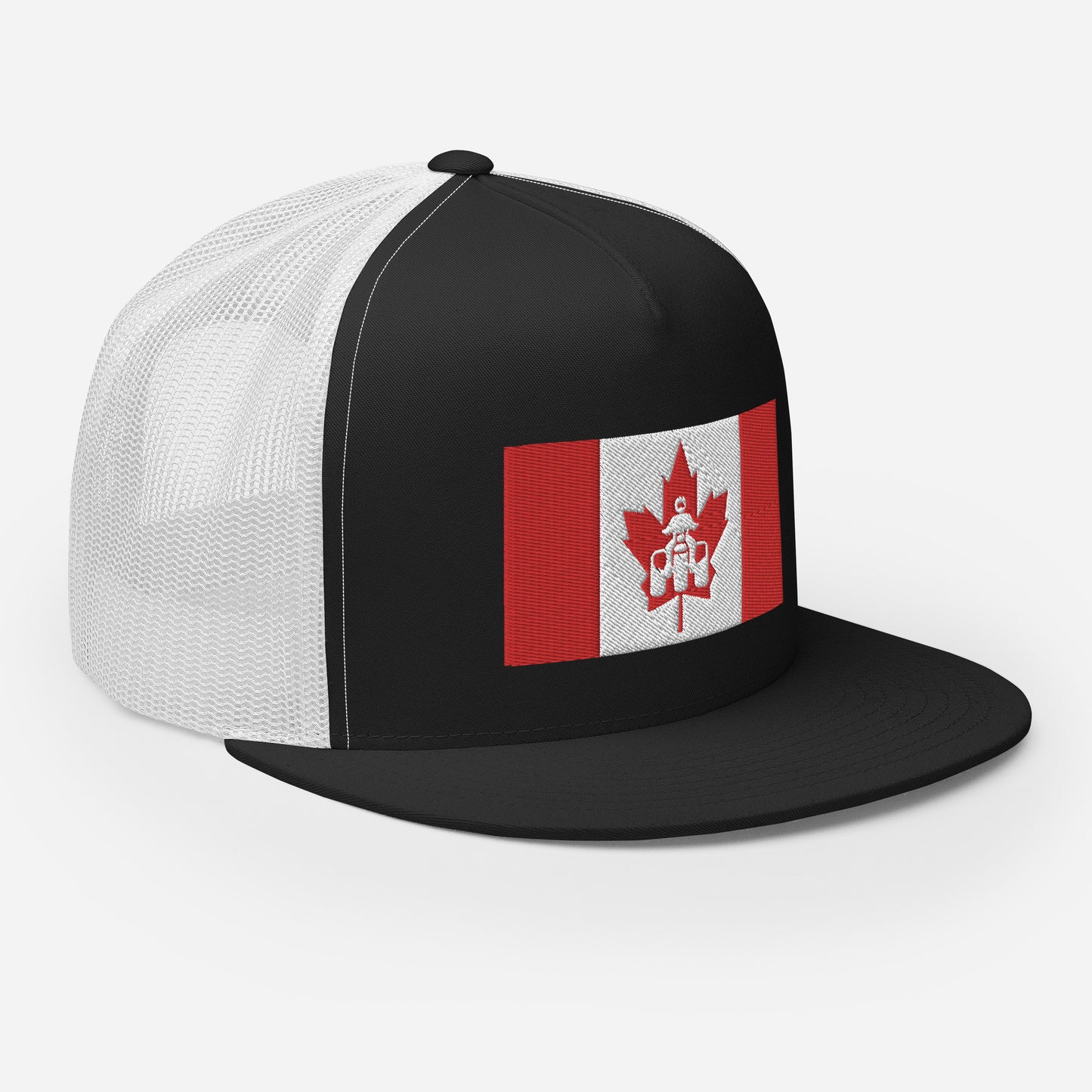 Canadian Threewheeler Flat Bill Trucker Cap