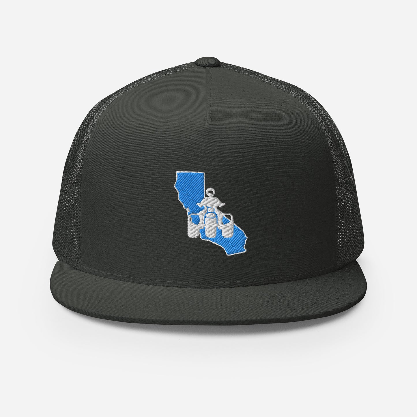 California Threewheweler Flat Bill Trucker Cap