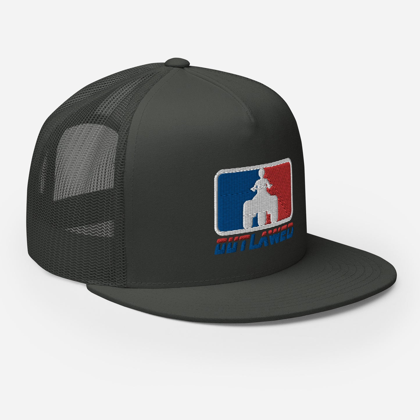 Pro League Threewheeler Flat Bill Trucker Cap