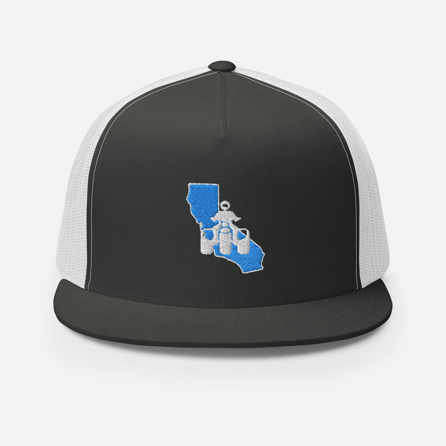 California Threewheweler Flat Bill Trucker Cap