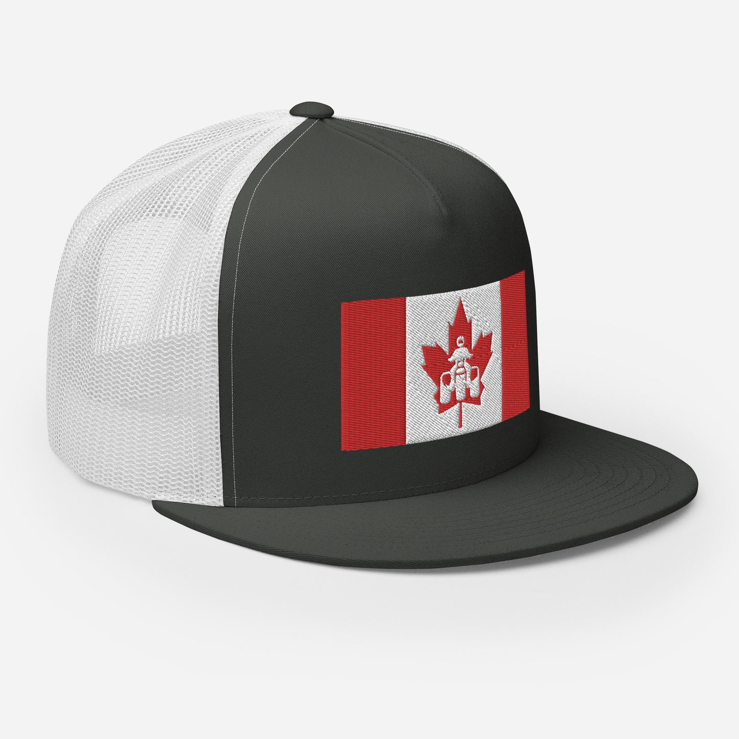 Canadian Threewheeler Flat Bill Trucker Cap