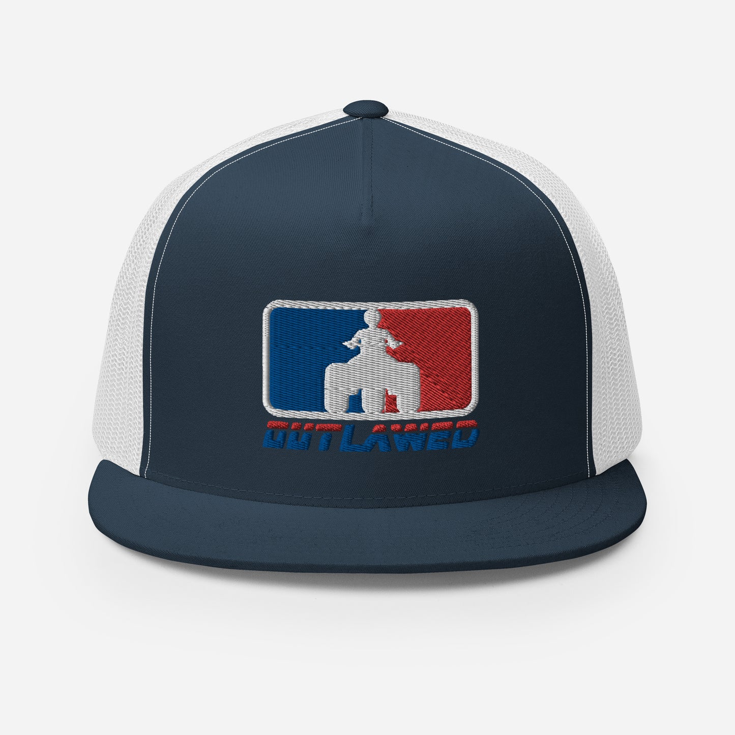 Pro League Threewheeler Flat Bill Trucker Cap