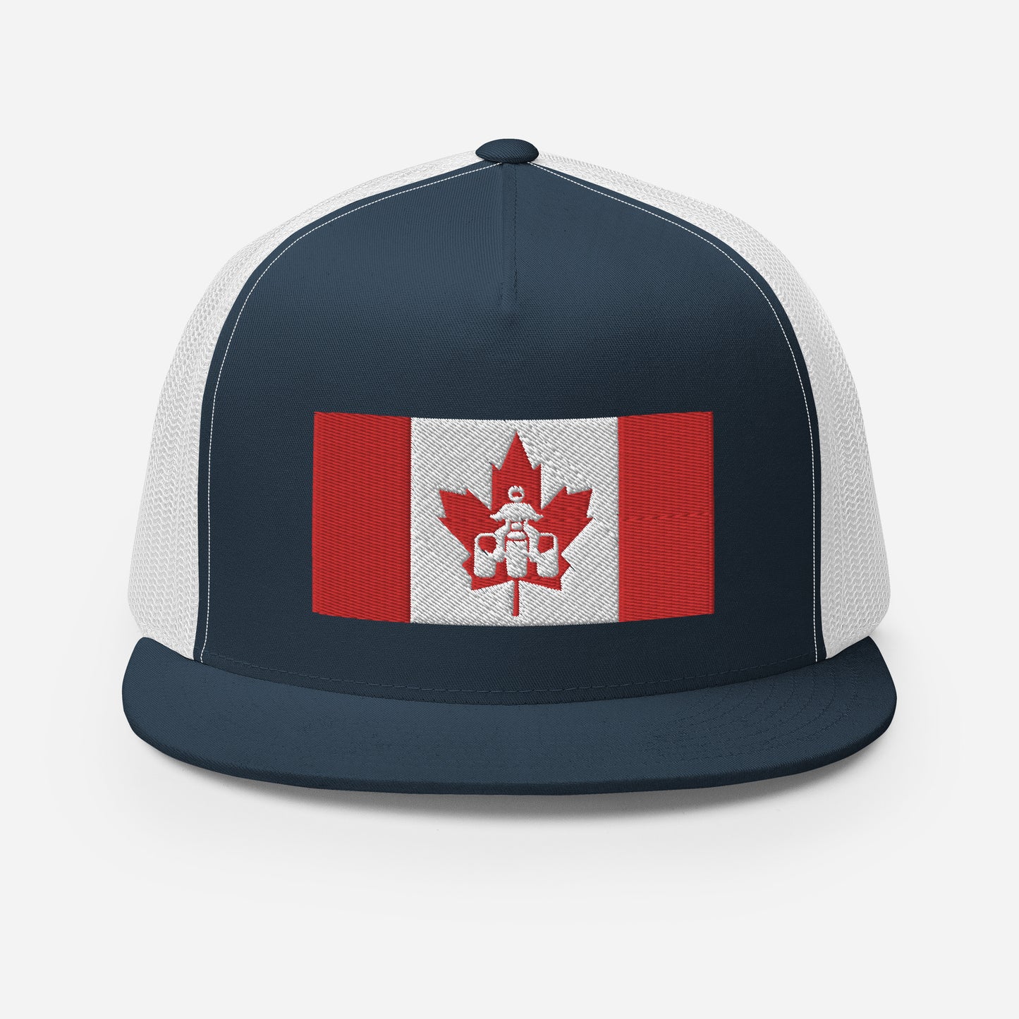 Canadian Threewheeler Flat Bill Trucker Cap