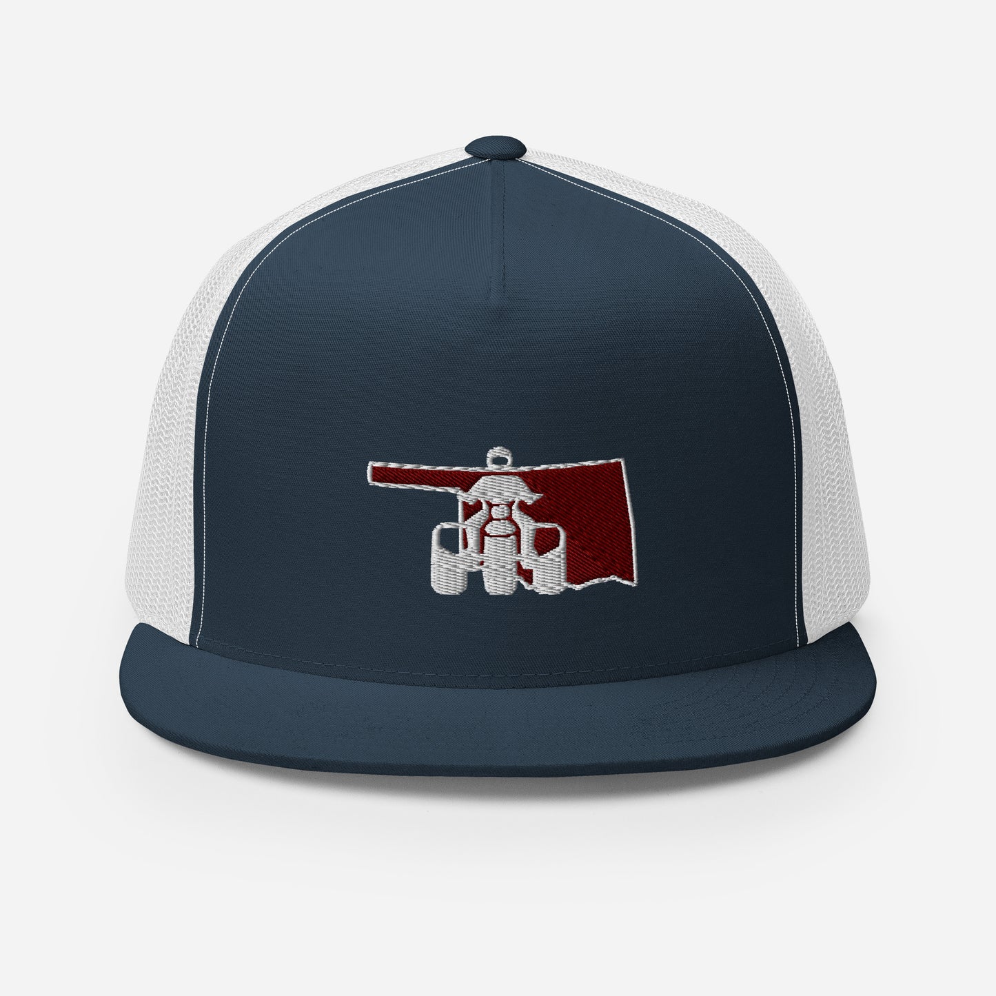 Oklahoma Threewheeler Flat Bill Trucker Cap