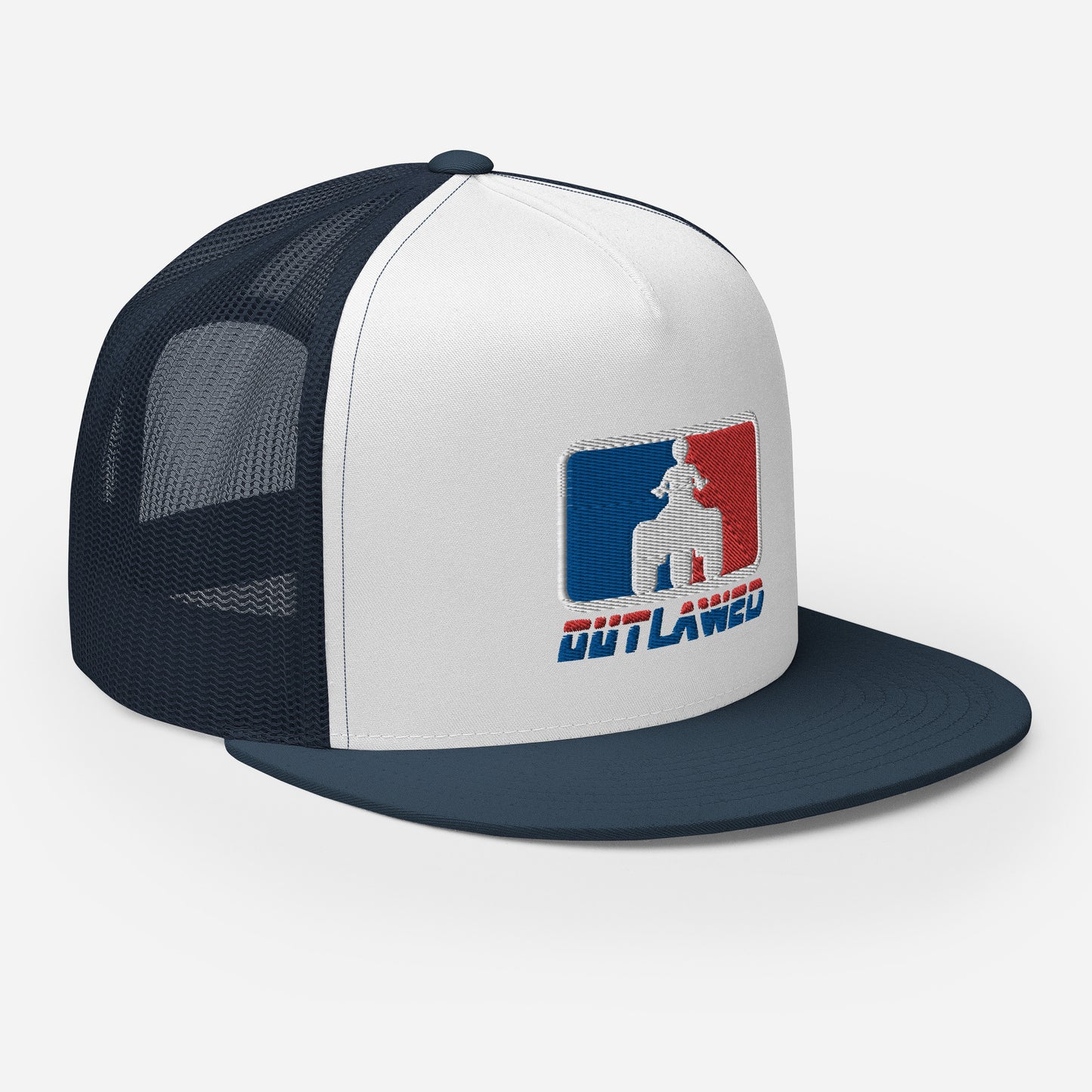 Pro League Threewheeler Flat Bill Trucker Cap