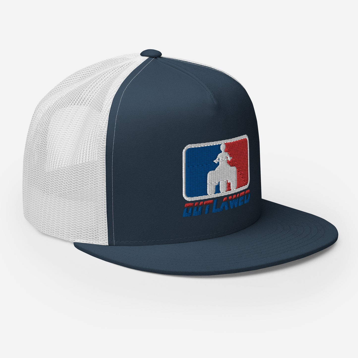 Pro League Threewheeler Flat Bill Trucker Cap