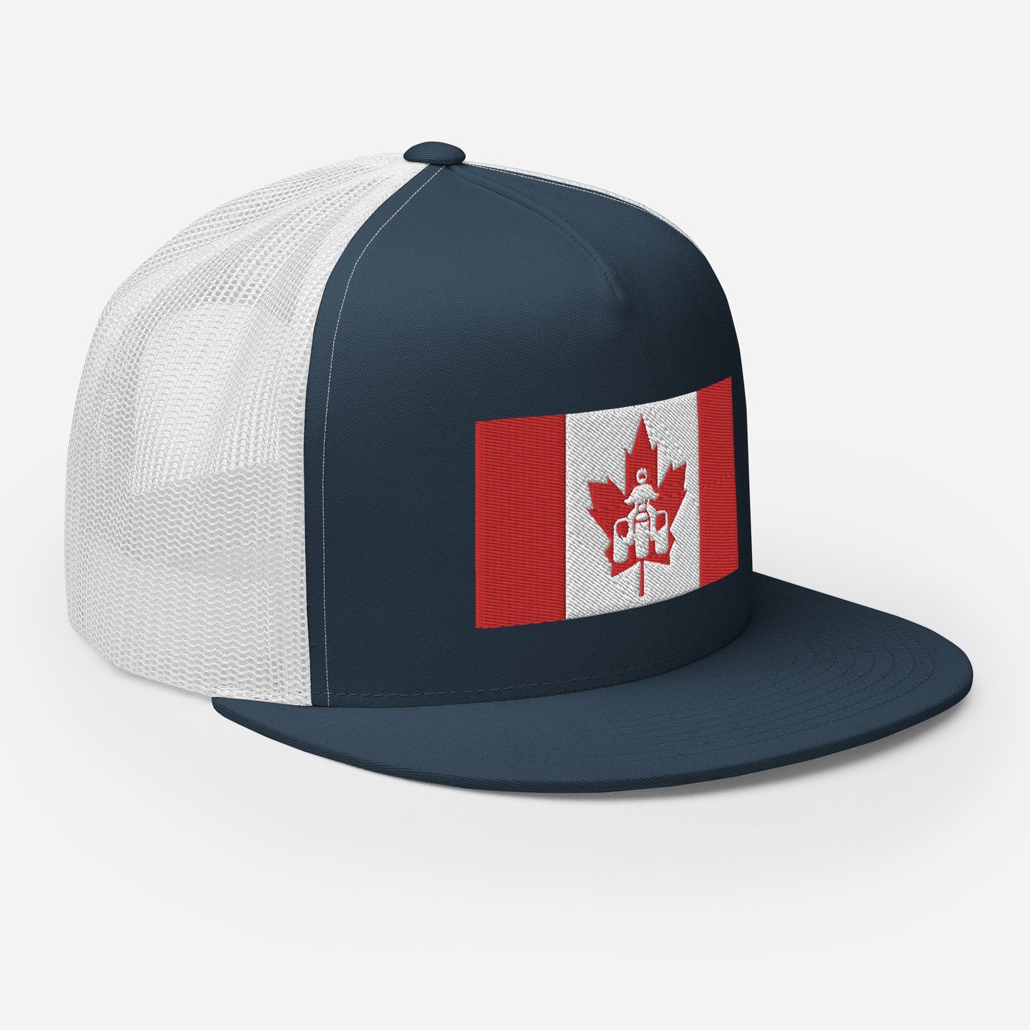 Canadian Threewheeler Flat Bill Trucker Cap