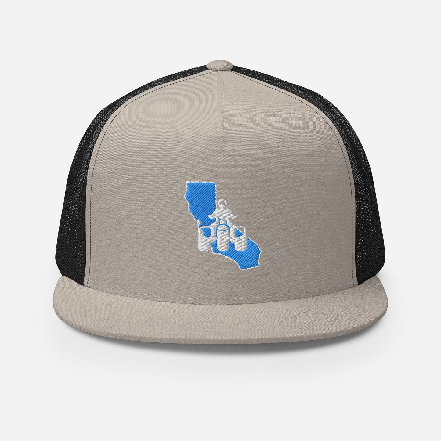 California Threewheweler Flat Bill Trucker Cap