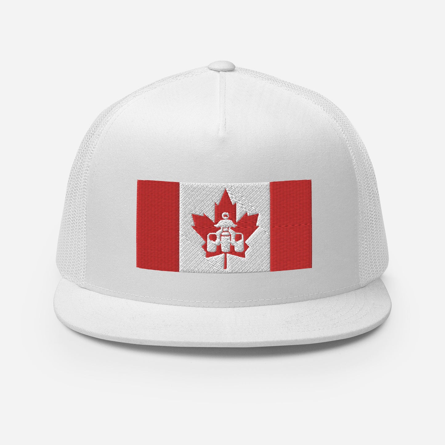 Canadian Threewheeler Flat Bill Trucker Cap