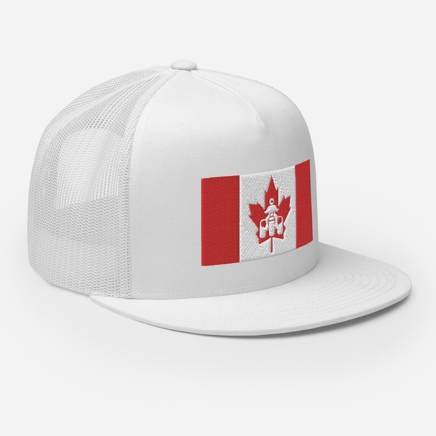 Canadian Threewheeler Flat Bill Trucker Cap