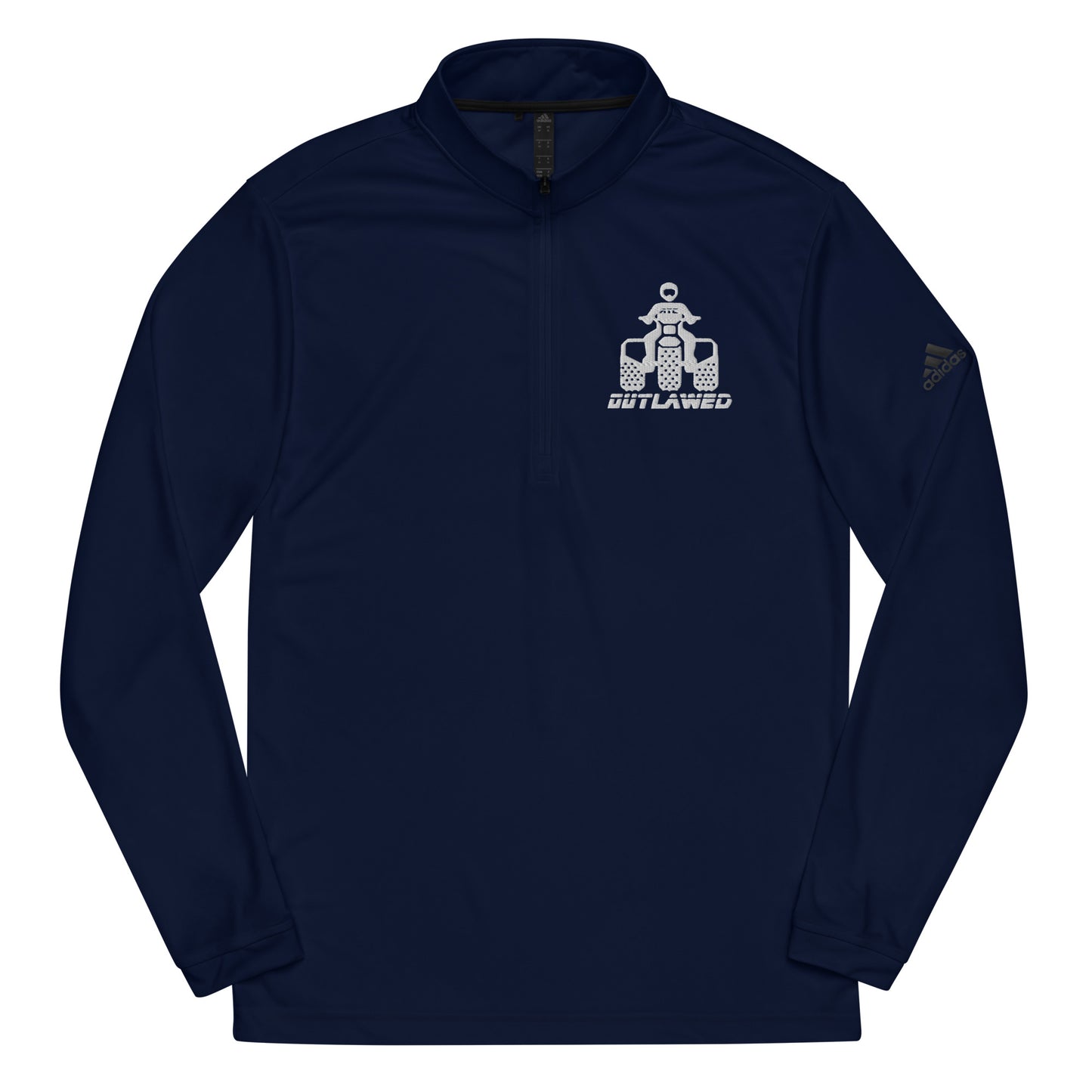 Original Logo Embroidered Threewheeler Quarter zip pullover