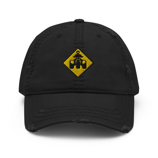 ATC Street Sign Three Wheeler Distressed Dad Hat