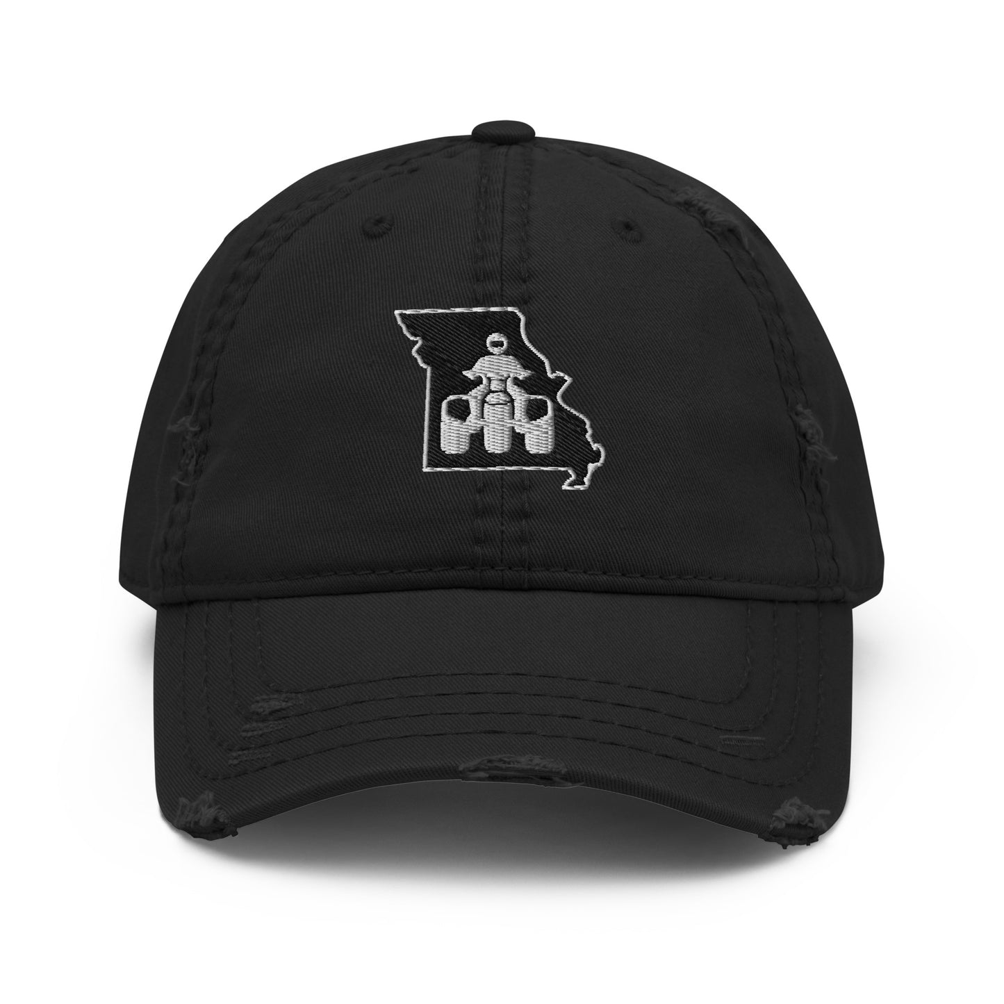 Missouri Threewheeler Distressed Dad Hat