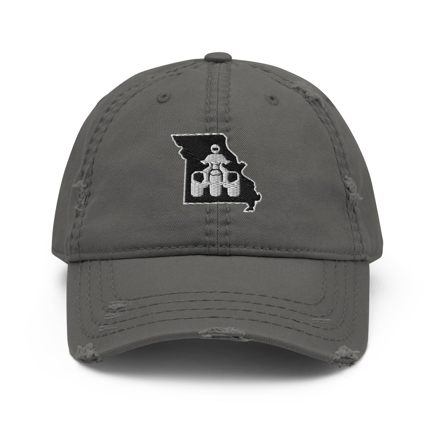 Missouri Threewheeler Distressed Dad Hat