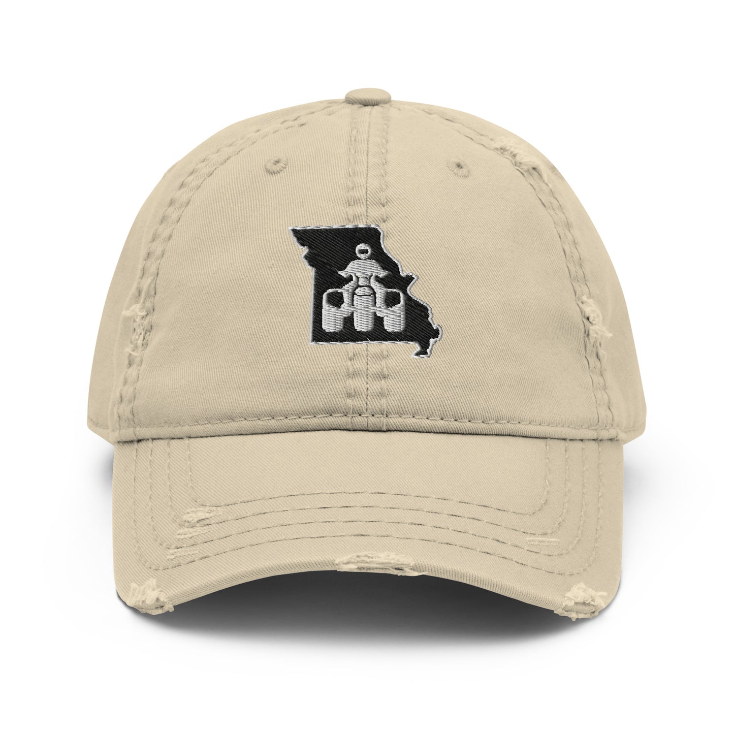 Missouri Threewheeler Distressed Dad Hat