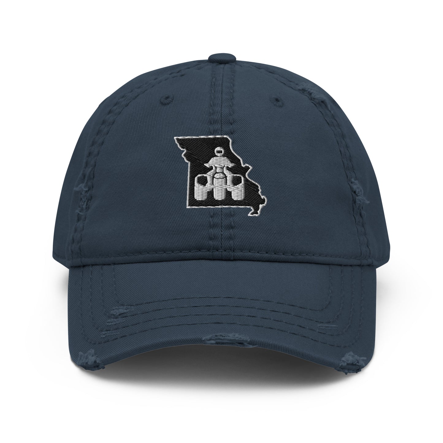 Missouri Threewheeler Distressed Dad Hat