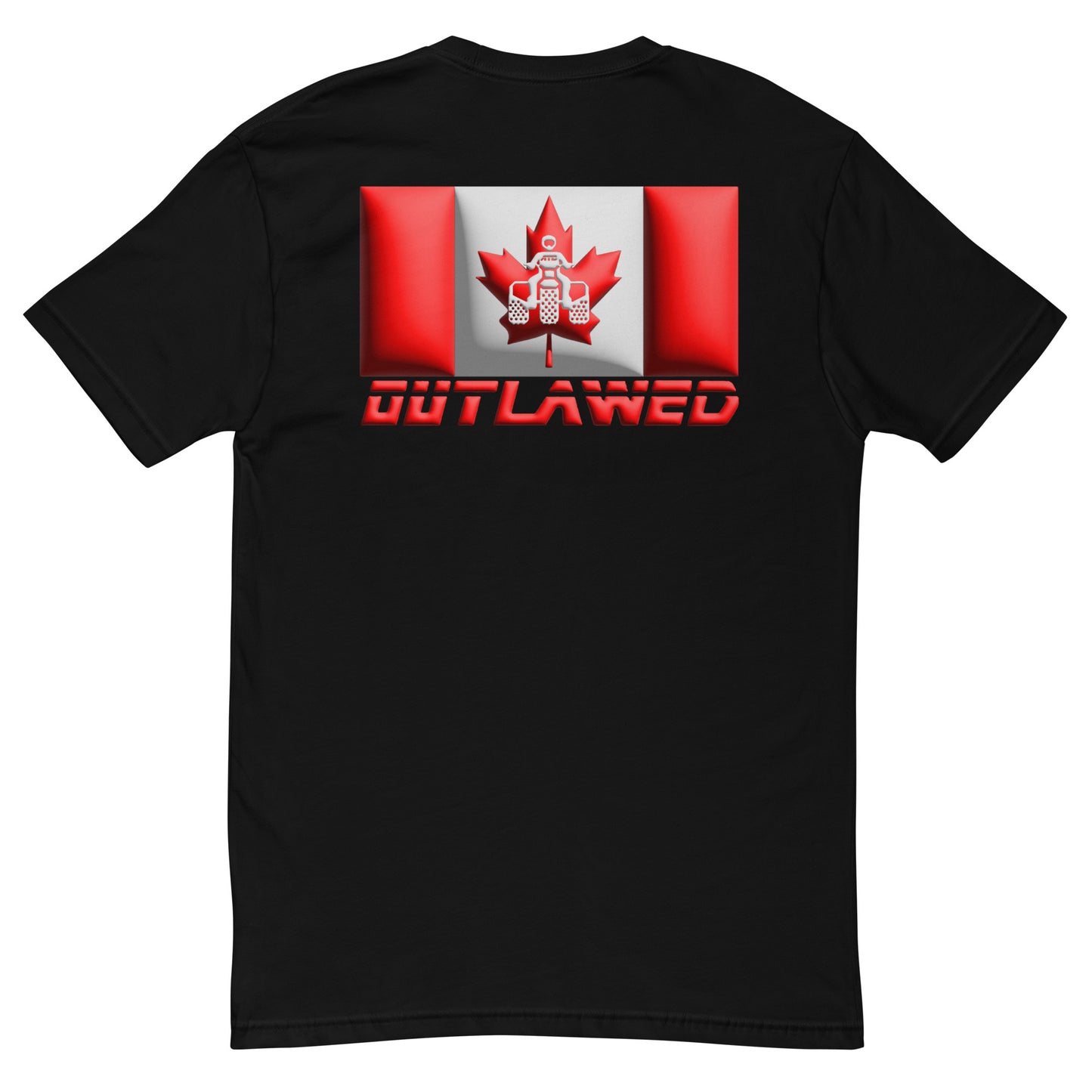 Canadian Threewheeler Flag Short Sleeve T-shirt