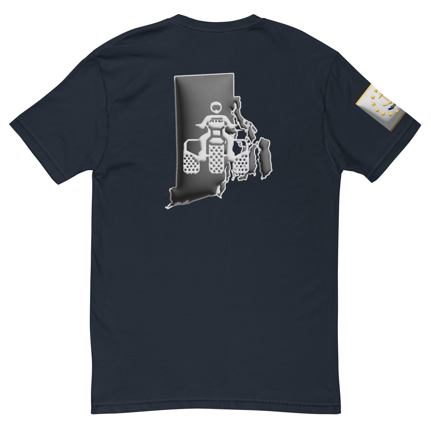 Rhode Island Threewheeler Short Sleeve T-shirt