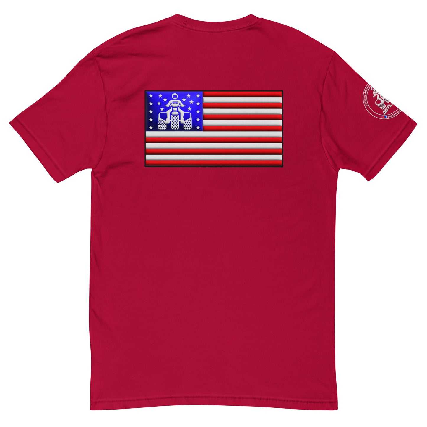 Threewheeler Flag Short Sleeve T-shirt