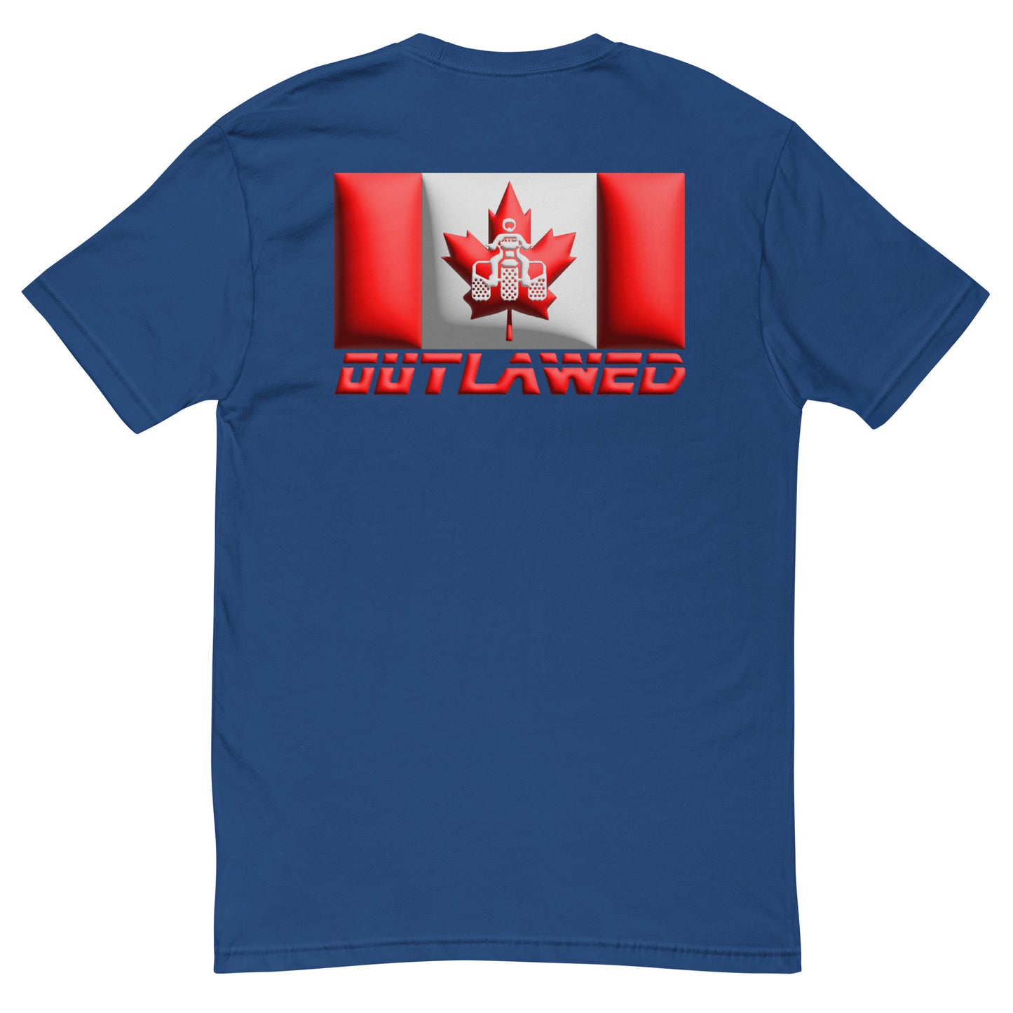 Canadian Threewheeler Flag Short Sleeve T-shirt