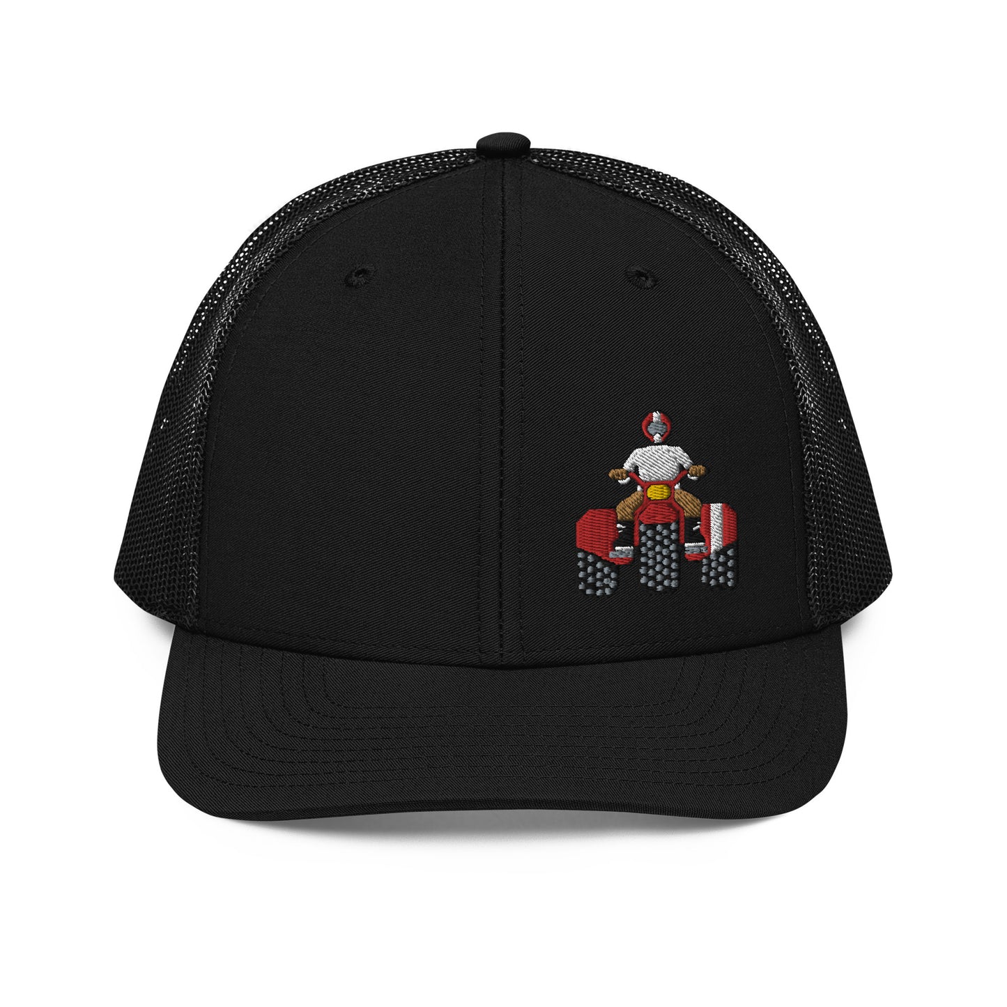 Red Retro Threewheeler Richardson 112 Trucker hat