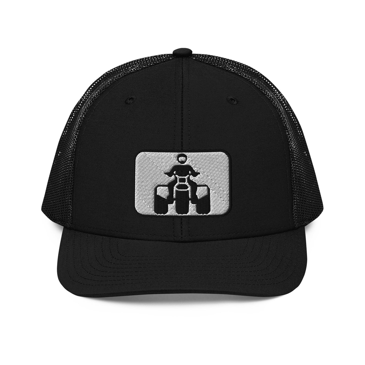 Black and White Threewheeler Richardson 112 Trucker Cap