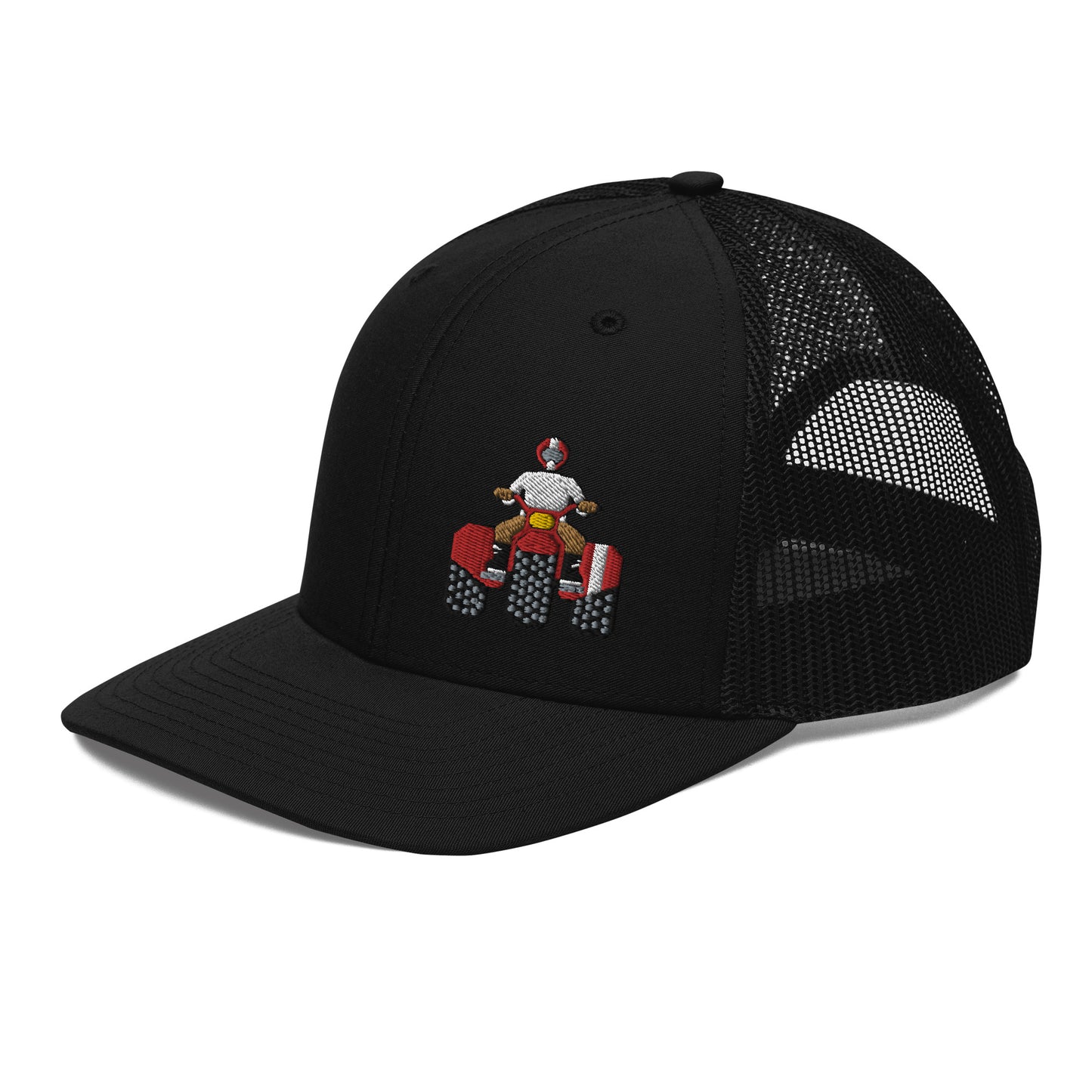 Red Retro Threewheeler Richardson 112 Trucker hat