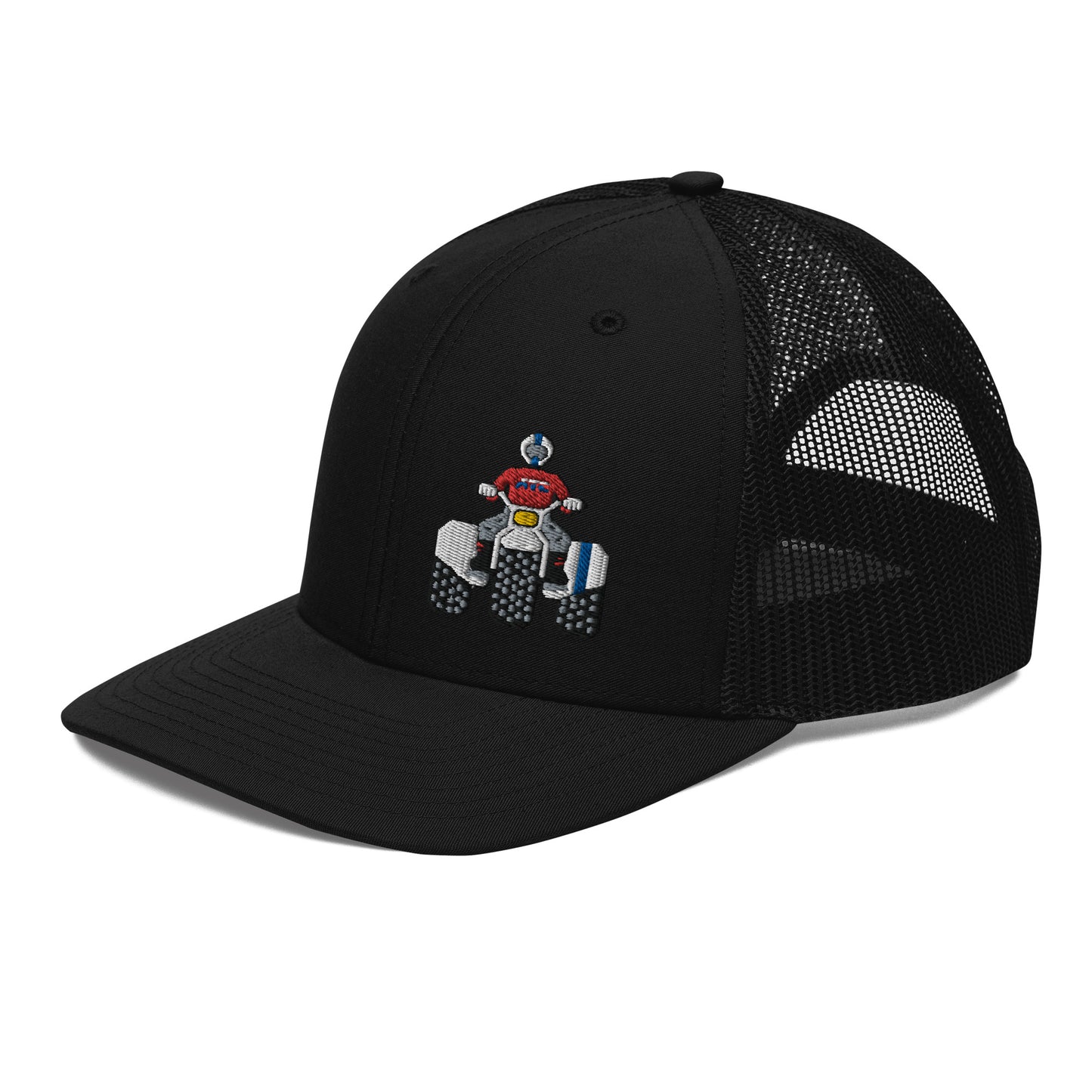 White Retro Threewheeler Richardson 112 Trucker Cap