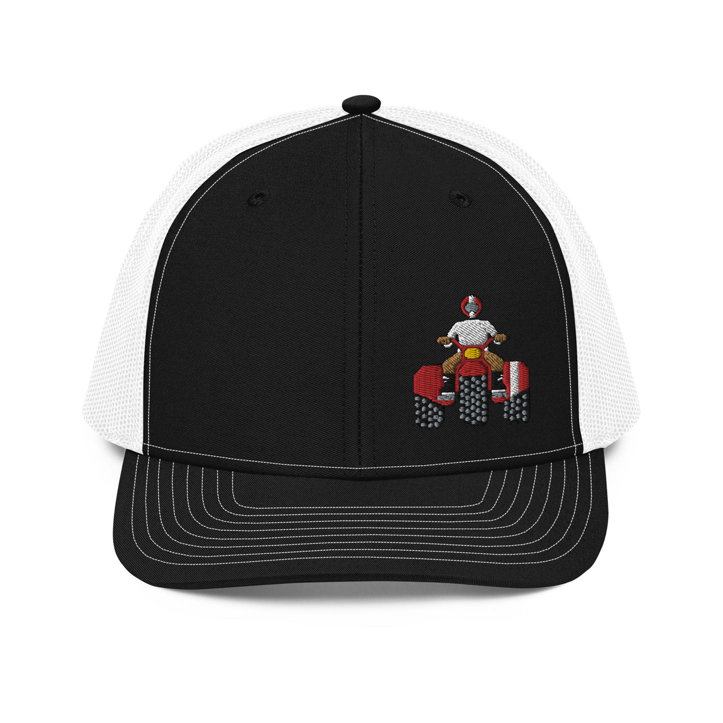 Red Retro Threewheeler Richardson 112 Trucker hat