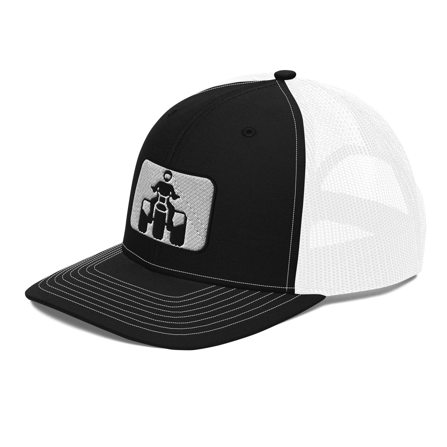 Black and White Threewheeler Richardson 112 Trucker Cap