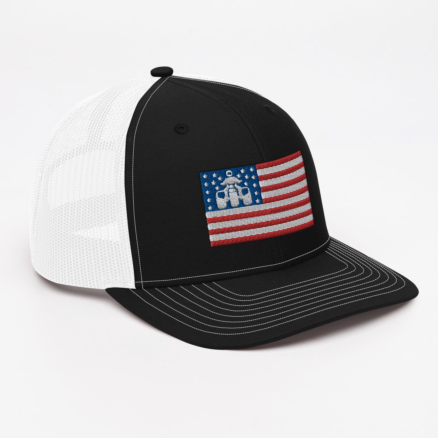 Threewheeler Flag Logo Richardson 112 Hat